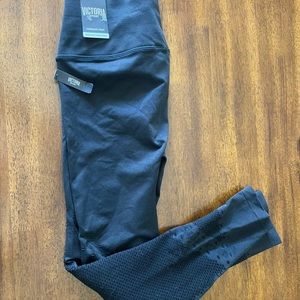 NWT Victoria Secret black tights XL
